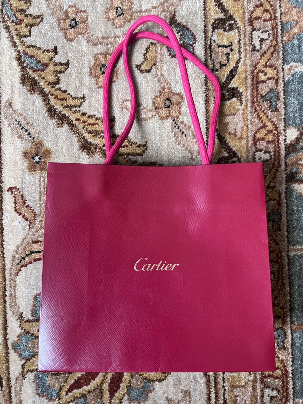 Authentic Cartier Structured Bag Small